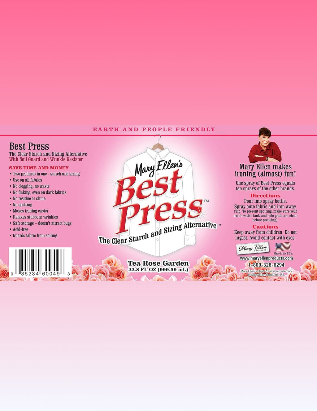 Mary Ellen's Best Press, 33.8-Ounces, Tea Rose Garden