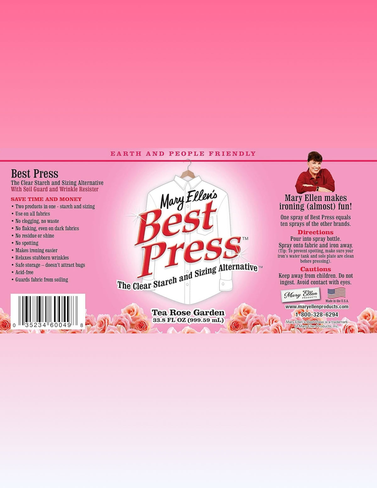 Mary Ellen's Best Press, 33.8-Ounces, Tea Rose Garden