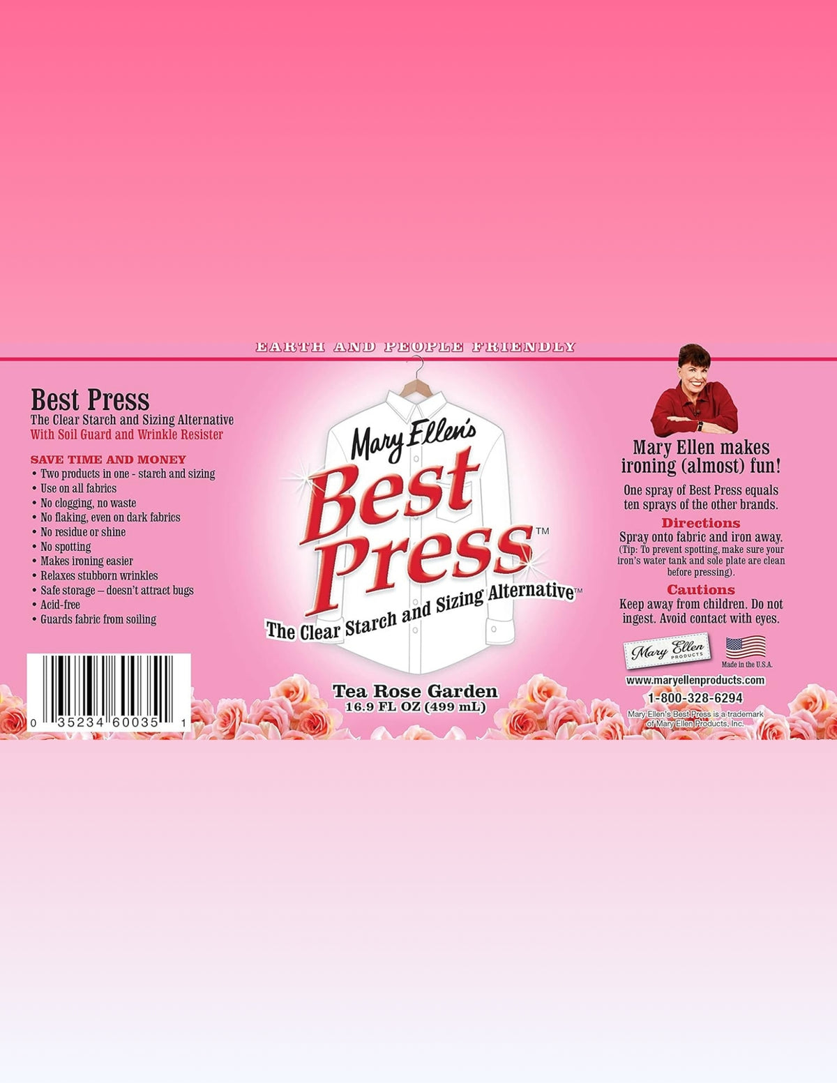 Mary Ellen's Best Press, 16.9-Ounces, Tea Rose Garden