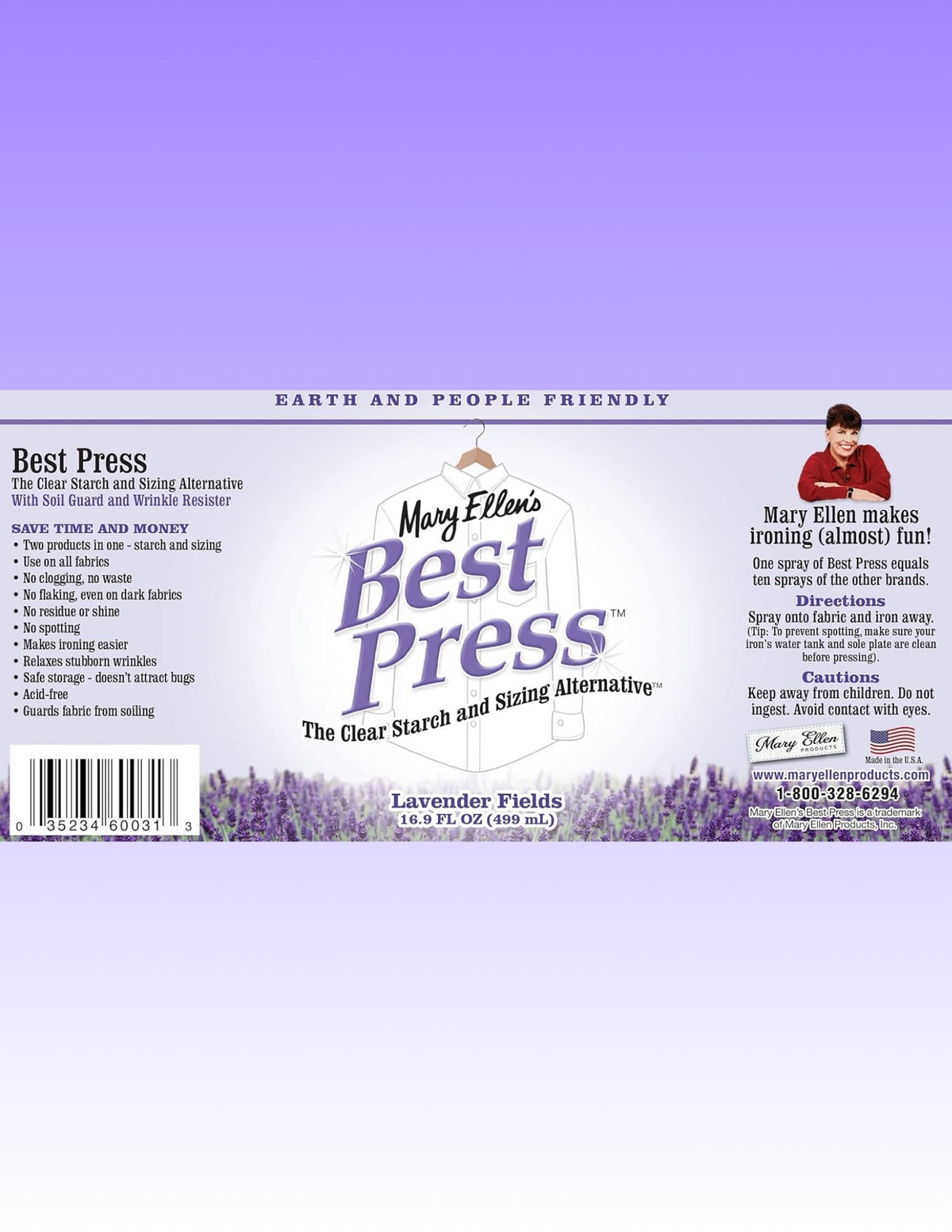 Mary Ellen's Best Press, 16.9-Ounces, Lavender Fields