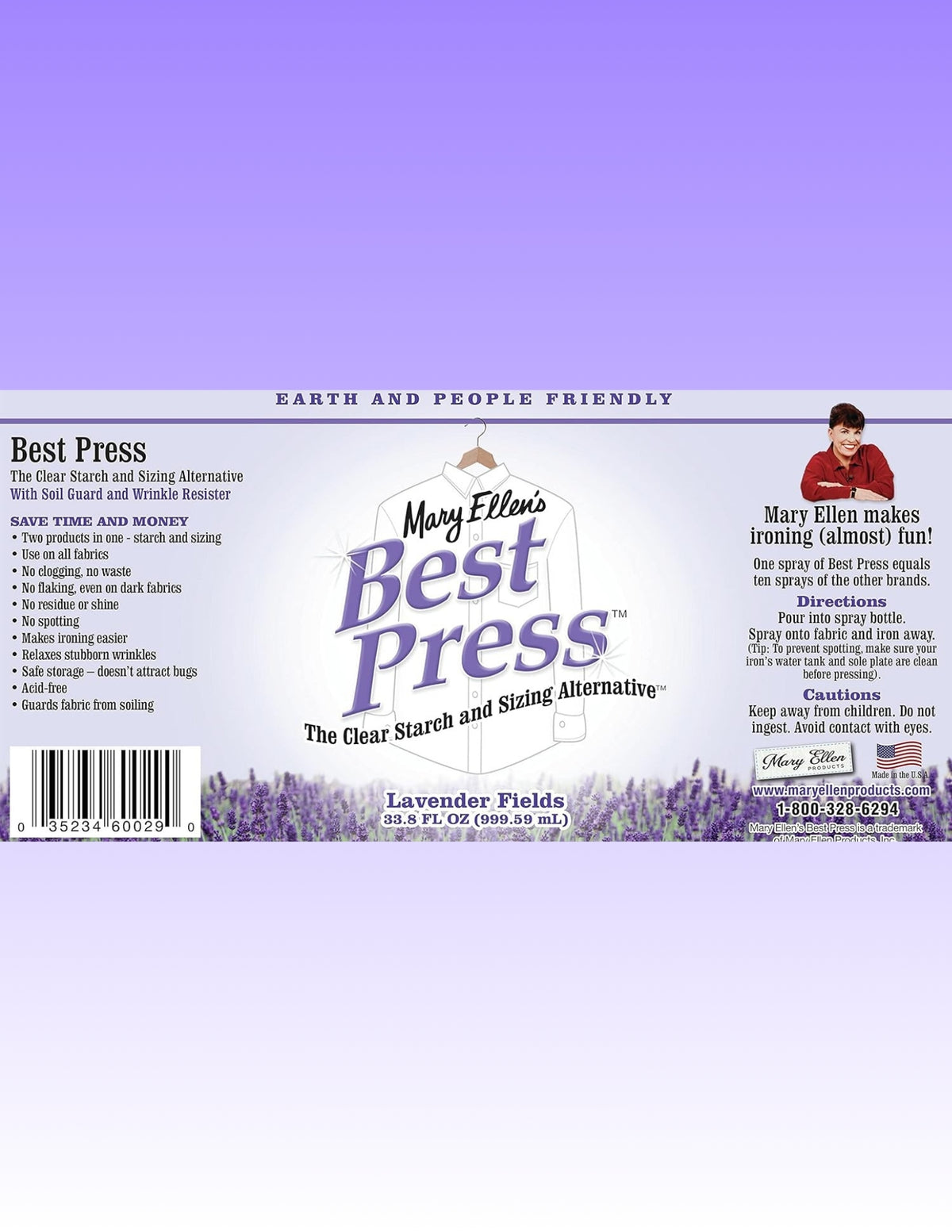 Mary Ellen's Best Press, 33.8-Ounces, Lavender