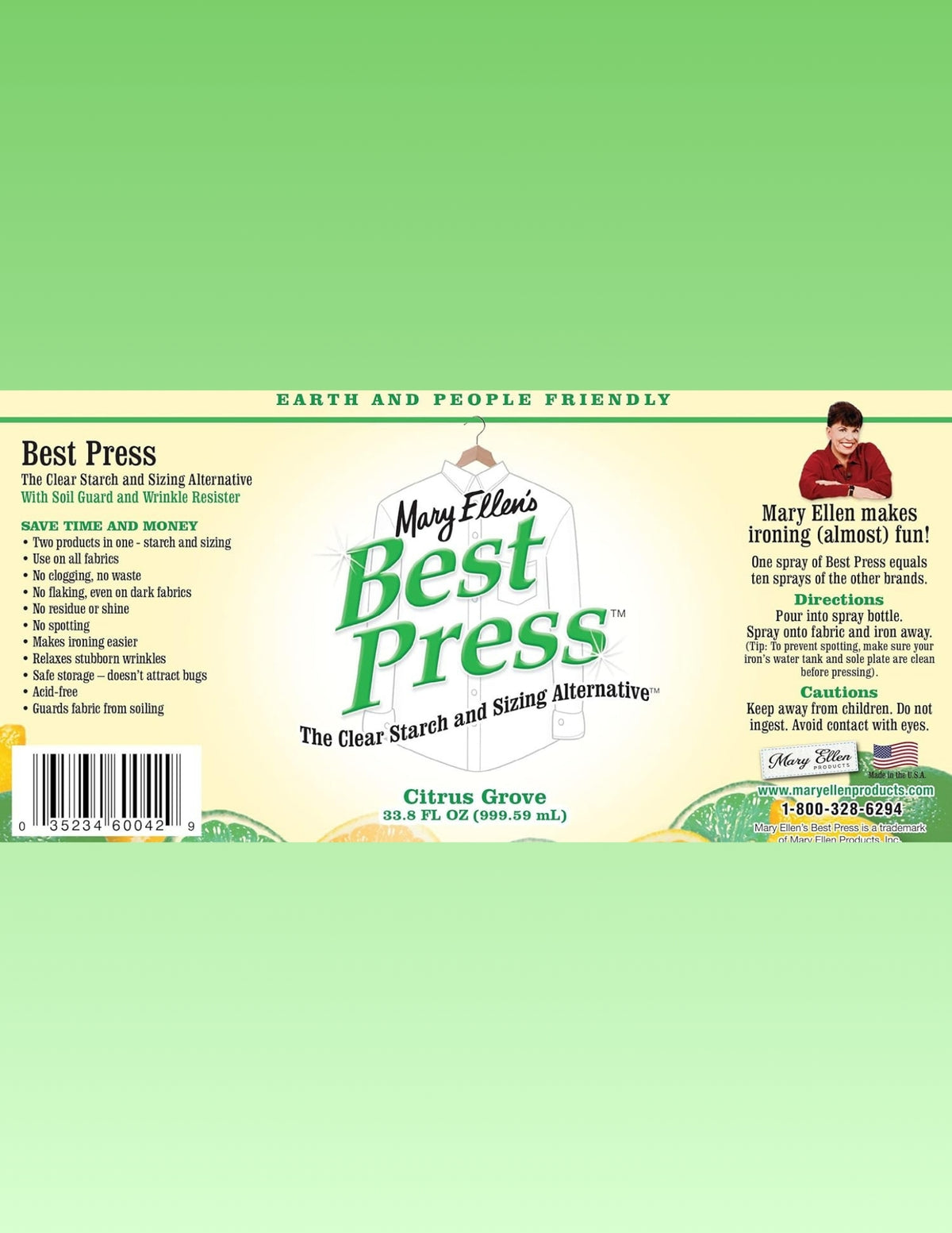 Mary Ellen's Best Press, 33.8-Ounces, Citrus Grove