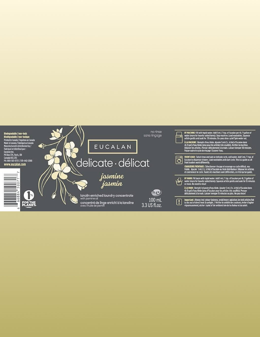 Eucalan, 3.3-Ounces, Jasmine