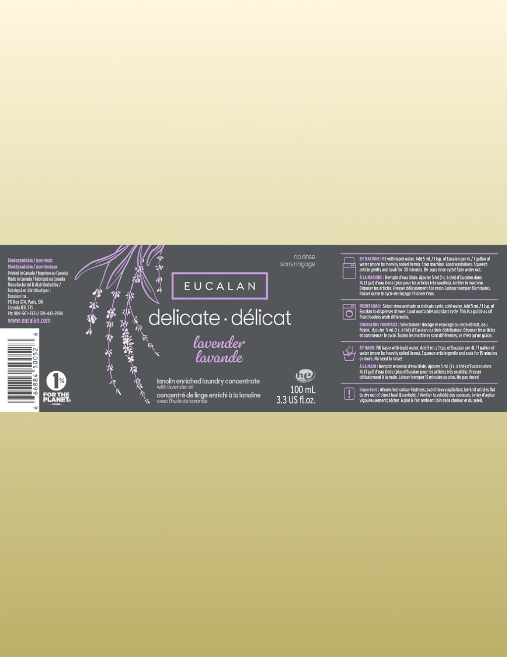 Eucalan, 3.3-Ounces, Lavender